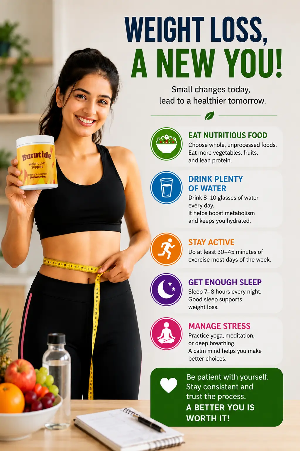 BurnTide Metabolism & Weight Management Supplement